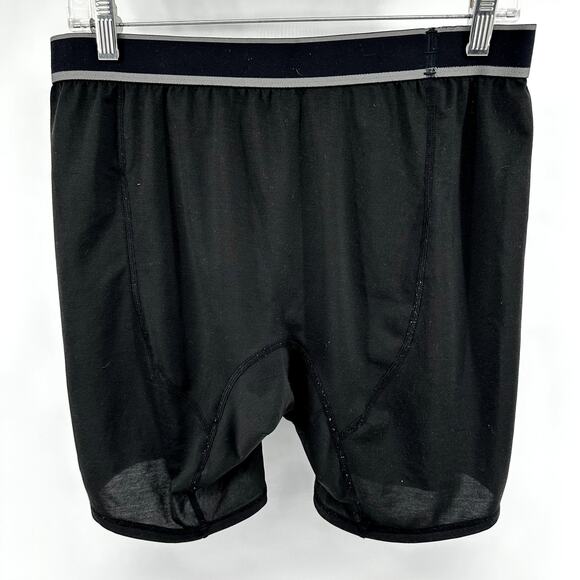 Lululemon Game On Boxer Brief 7.5" Sweat Wicking Stretch Athletic Black Large - Picture 4 of 4